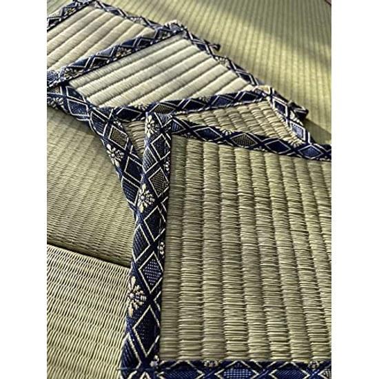 Igusa Zataku Shiki 4-piece set approximately 1616cm6mm Tatami material store produced indentation prevention natural antibacterial ideal floor scratch