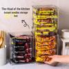 Instant Noodle Organizer: Desktop Storage Cabinet and Multifunctional Right Angle Shelf