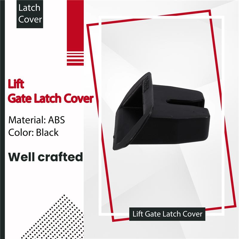 Black Lift Gate Latch Cover For Tesla Model 3/For Y Car 1584544-00-C Black Cinch Design