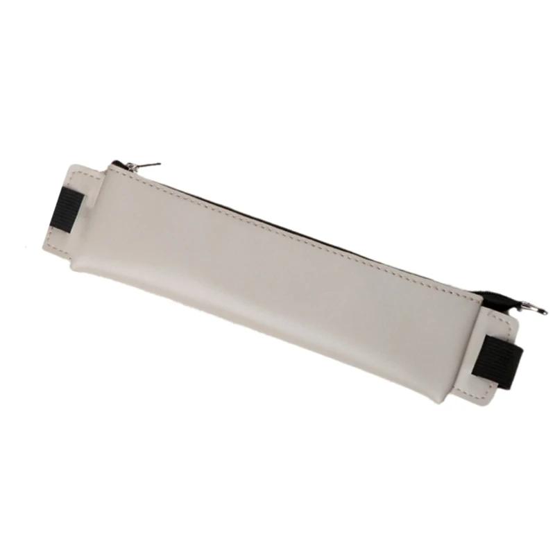 Кожаный чехол-подставка для ручек с регулируемыми резинками, на молнии, для блокнота, планера, журнала, F19E