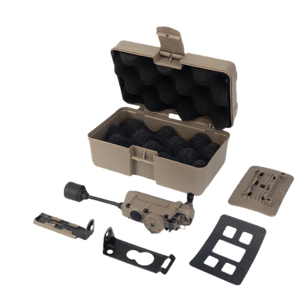 Rattlesnake Tactical Helmet Light: Multifunctional LED with Red, Green, Blue, White, and IR Signal Lights for Survival