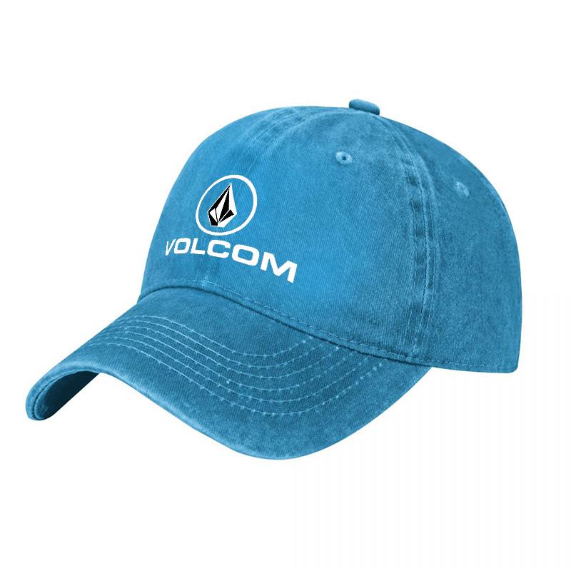 Volcom Logo Washed Cotton Baseball Cap Classic Fit Adjustable Hat with Iconic Brand Embroidery
