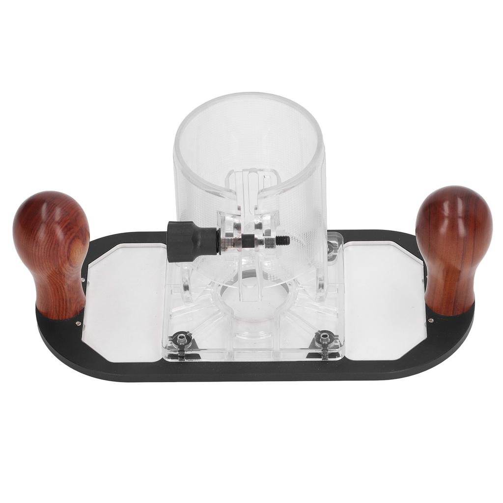 Woodworking Trimmer Base Protective Transparent Plastic Router Power Tool DIY Accessories