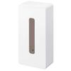 Magnetic Tissue Case, Regular Size, White [Compatible Size: Inner Dimensions: Approx. W12 X D7 X H25cm] Tower Tissue Cover, Hides Packages, 5