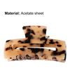 Large Hair Claw Clips Leopard Print Shell Grip Hair Styling Strong Hold Accessories Tortoise Pin Teeth Clamp