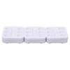 30pcs Tattoo Ink Cup Tray Disposable Plastic Tattoo Ink Pigment Tray Stand for Eyebrow