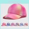 Fashion Rainbow Cartoon Windproof Baseball Cap With Wide Brim For Summer Wear