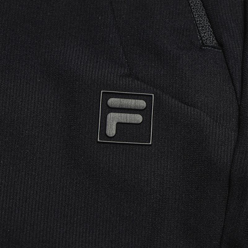 Fila Белые Модные Универсальные Спортивные Повседневные Брюки Мужские низ Черные F11M623604FBK
