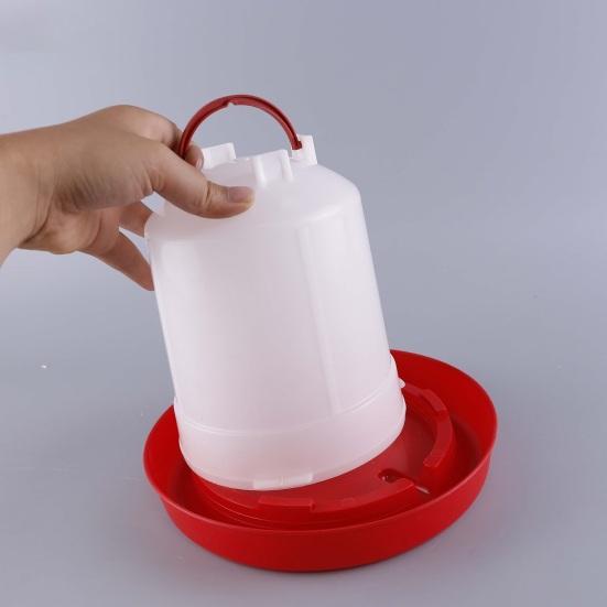 4/6Pcs 1.5L Chick Feeder Waterer Baby Chicken Duckling Quails Small Birds Pigeon Poultry Drinker