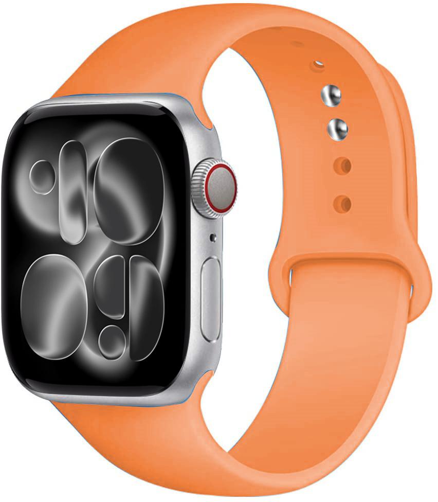 Силиконовый ремешок Для Apple Watch 11 band 44mm 40mm 49mm 45mm 41mm 38 46mm 42mm correa bracelet iWatch series 9 8 7 6 SE ultra 2 3