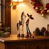 Cartoon Cowboy Figurine 1/2Pcs West Horse Figurine, Resin Statue, Shaped Desktop Decoration for Home Office Tabletop