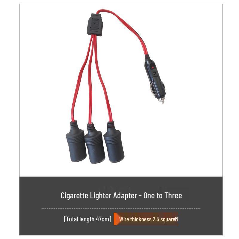 Автомобильная розетка прикуривателя 12-24 В с медным проводом для модификаций грузовиков