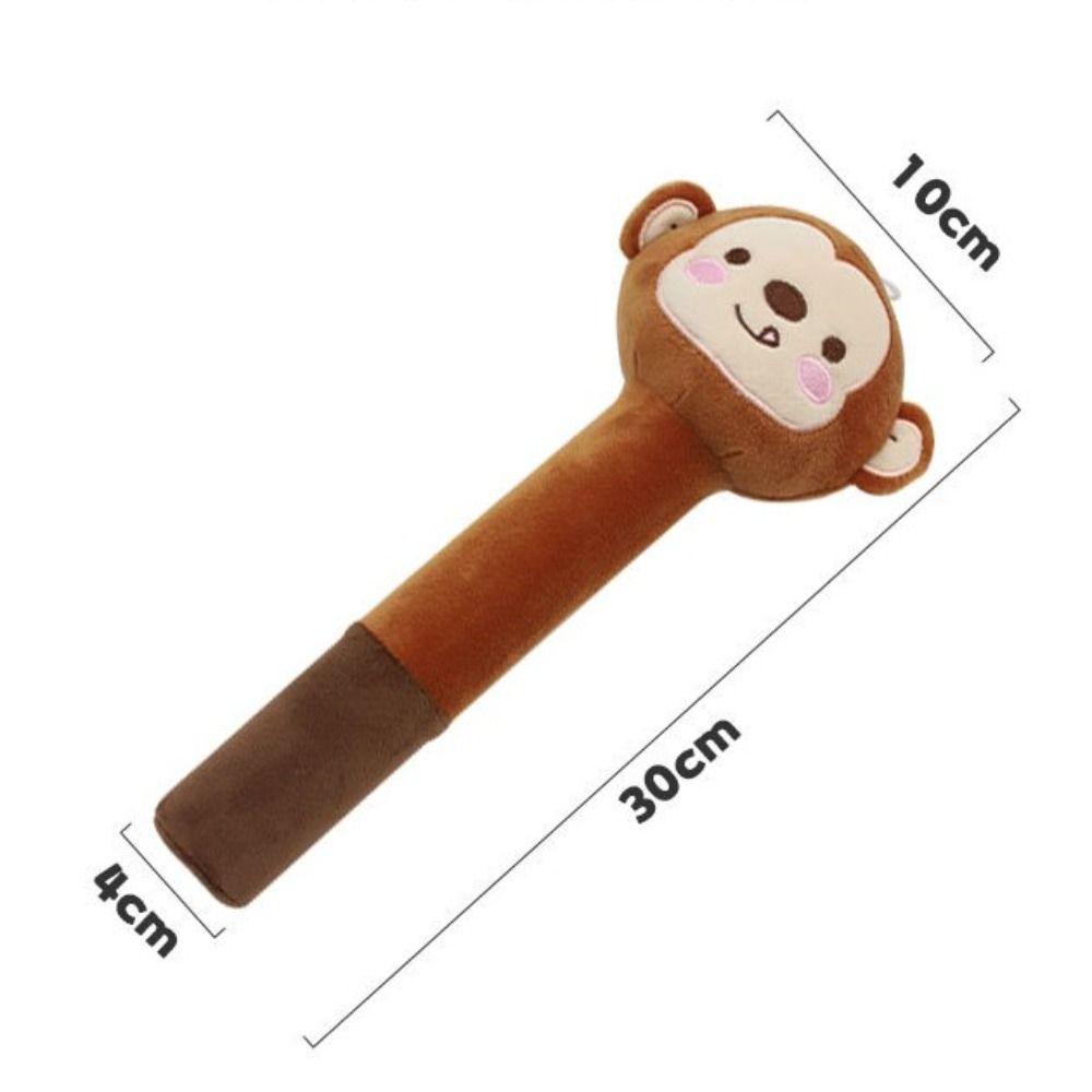 Почесать зуд Мягкий животный массажный молоток-палка Массажный инструмент Ручной плюшевый шлепок для меридианов Подвесной плюшевый массажер для спины