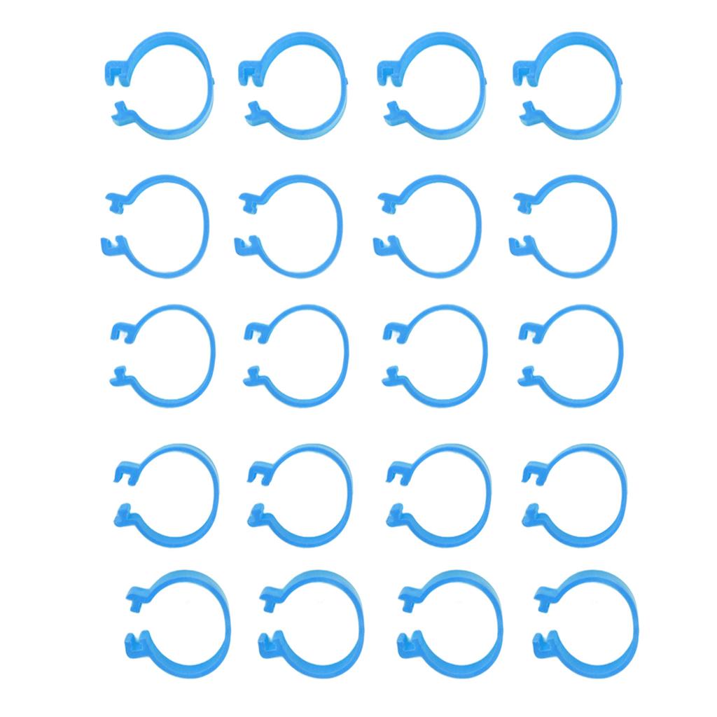 100 шт. кольца для ног птицы, курицы, птицы, утки, идентификационные браслеты для ног, пряжка открытого типа, куриная лодыжка