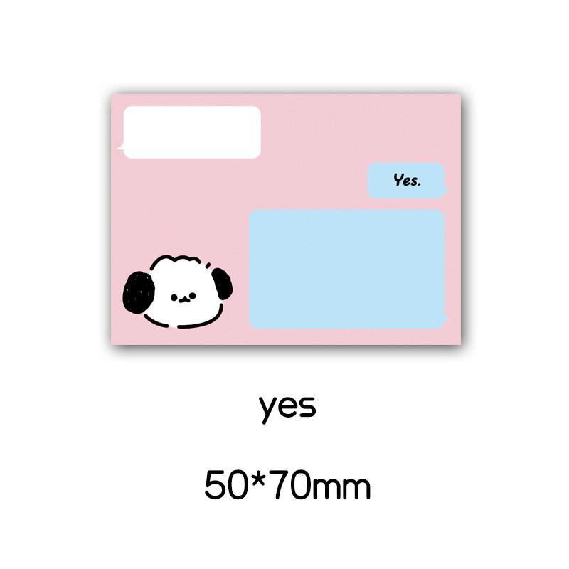 100 Sheets/pc Cartoon Memo Pad Sticky Note To Do List Check List Planner Notepad for Staff Students Stationery Journaling