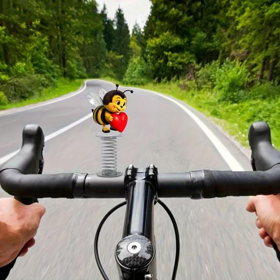 2D Swing Animal Decoration with Spring Acrylic Flat Cartoon Cat Ornament Car Dashboard