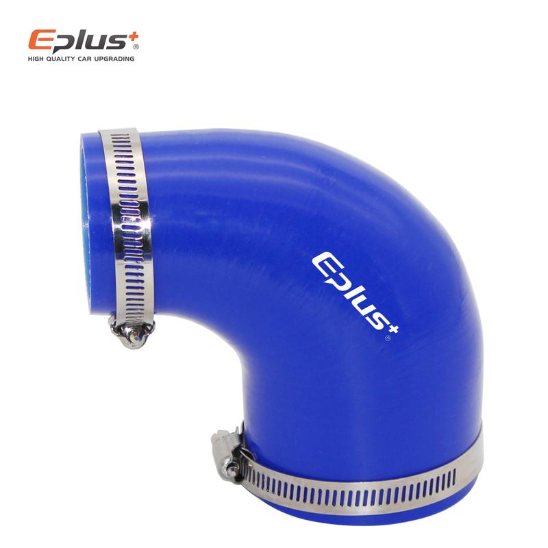 Blue Silicone Tubing Hose 90 Degrees big to small Connector Universal Car Intercooler Turbo Intake Pipe Coupler Multi Size
