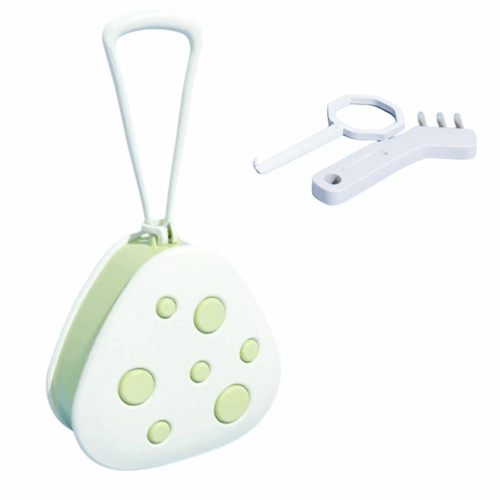 Leak Proof Denture Braces Container Cheese Shape Triangle Mouth Guard Case Tooth Care Tool