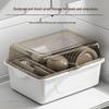 Modern Kitchen Dish Drying Rack with Lid