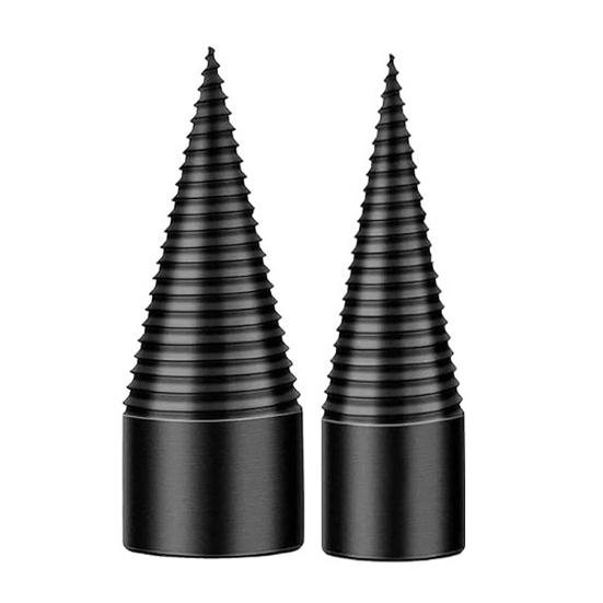 Набор сверл для дров Сверхпрочный колун для дров Съемные электросверла Винтовой конус Инструмент-насадка Инструмент для заготовки дров для колки дров