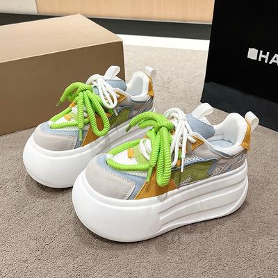 Мода 8 см Новые Женские Осенние Дышащие Кроссовки Повседневная Женская Удобная Спортивная Обувь Женская Обувь Zapatos De Mujer Дизайнерская Обувь
