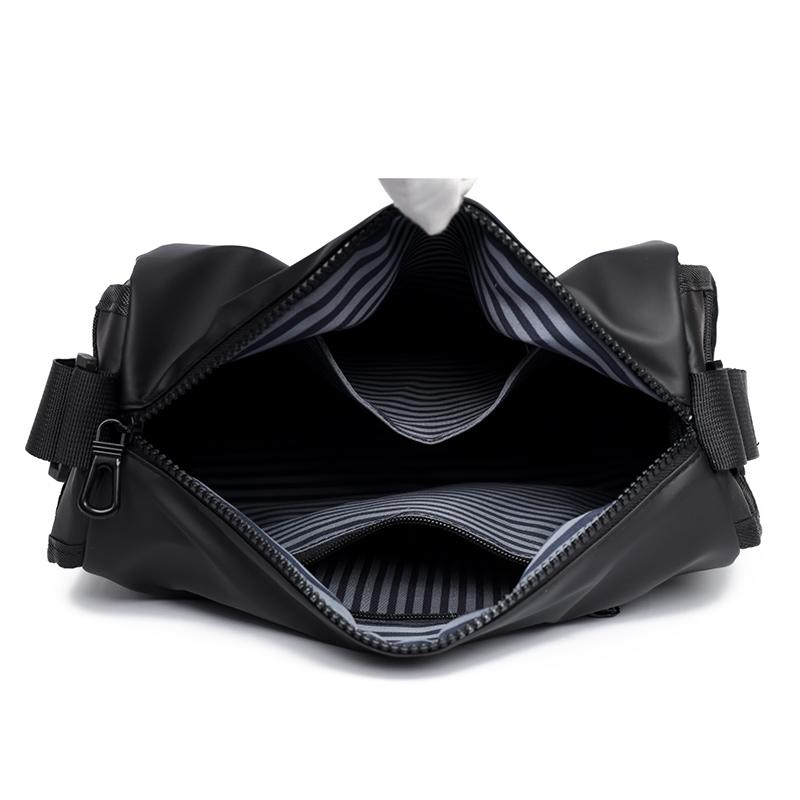 Men's Waterproof Messenger Bag - Large Capacity Crossbody Shoulder Bag for Work & Travel