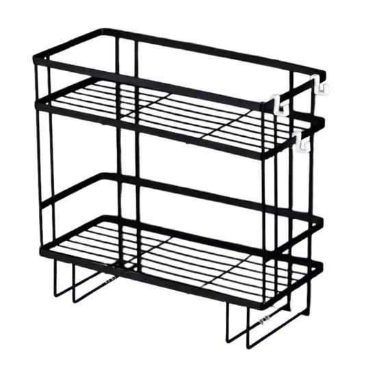 Полка для хранения Yousheng, органайзер для туалета и ванной комнаты, антикоррозийное покрытие, устойчивое к коррозии, установка без сверления, большая вместительная полка для туалета