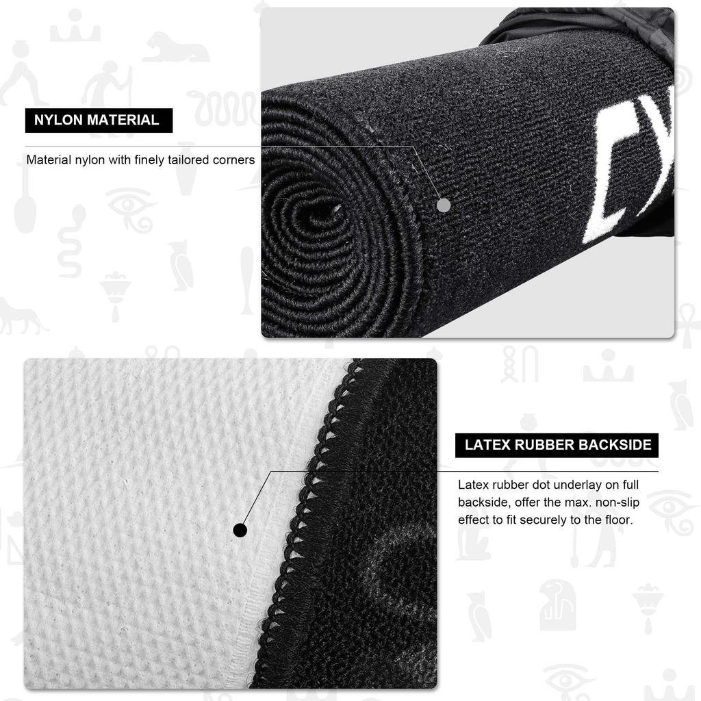 CyeeLife Darts Mat, Padded Carpet, Dart Board Mat, 65*295cm