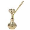 Exquisite 5-Inch Brass Hookah Pipe Beautiful Blend of Art and Functionality for Enthusiasts Home Decor Aficionados