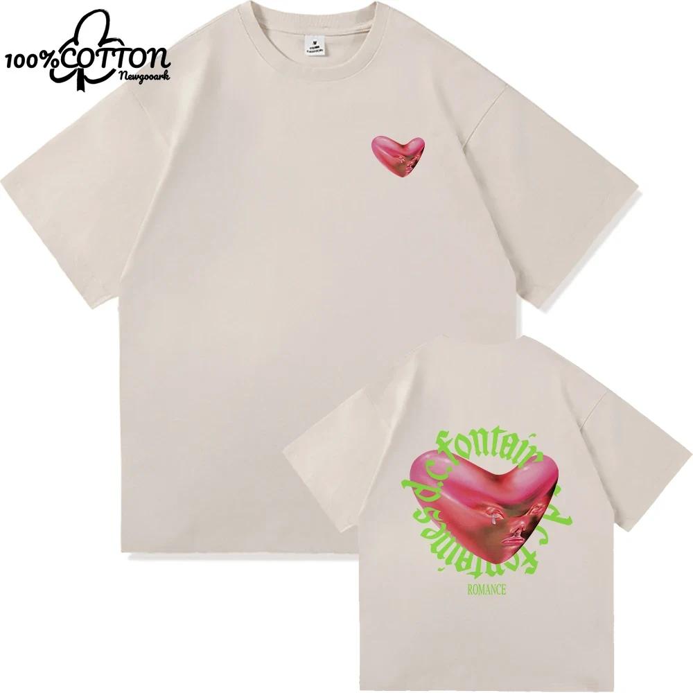 2024 Fontaines D.C.Romance T Shirt in The Modern World  Clothing Harajuku T-Shirt Unisex High Quality Tops Cotton S-6XL