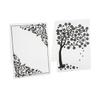 2pcs Embossing Folders Plastic Material Decorative Textures DIY Making Embossed Designs Templates