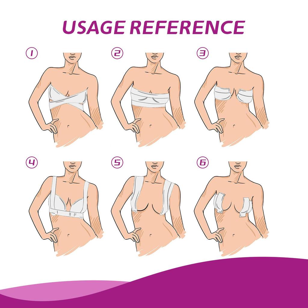 Jaysuing Невидимый тейп для подтяжки груди, 24 мм x 20 м - Тейп для лифтинга груди для Push Up и Подъема, Невидимый, Дышащий, Противоскользящий Body Tape для Всей Одежды