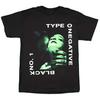 Black No 1 BLACK SHORT SLEEVE T SHIRT The Same Print Cotton Top Type O Negative for Men and Women Streetwear T Shirt