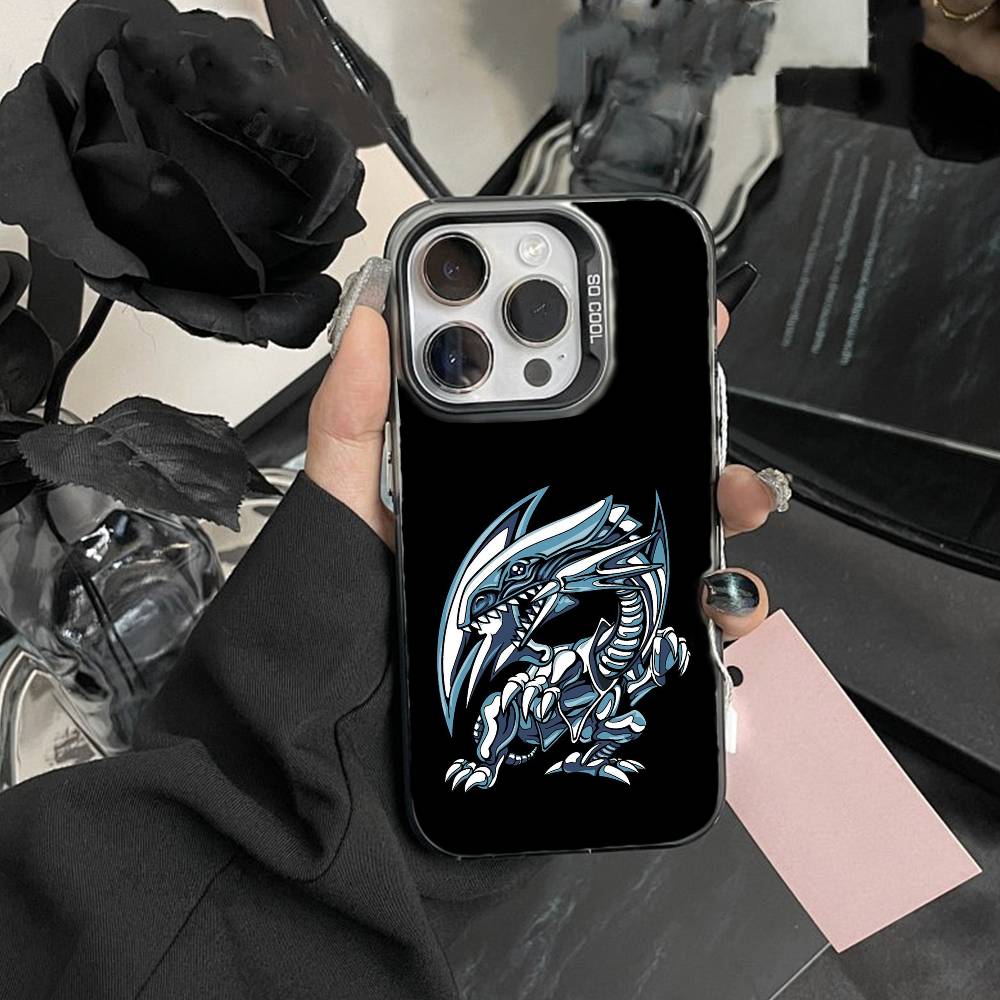 Blue-Eyes White Dragon Phone Case For iPhone 17,16,15,14,13,12,Pro MAX Black Matte Shockproof Cover