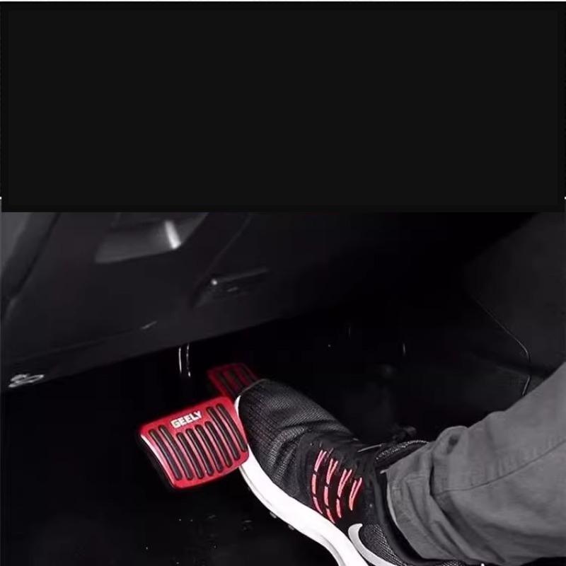Car Foot Pedal Accelerator Brake Pedal Cover Non-Slip Pad Accessories Suitable for Geely Binyue throttle and brake