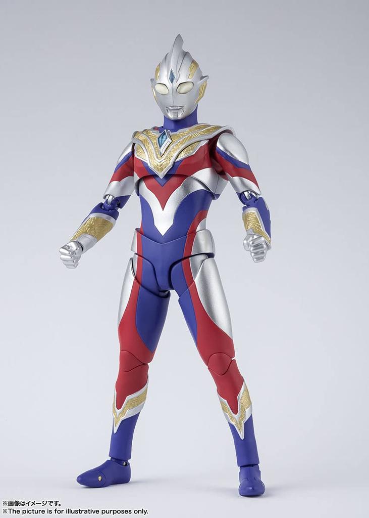 TAMASHII NATIONS Ultraman Trigger Multi Type 150 мм окрашенная подвижная фигурка SHFiguarts приблизительная. ПВХ и АБС
