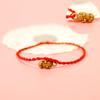 1шт. Браслеты для влюбленных, имитация красного дерева, ювелирные изделия, аксессуары, красная веревка, китайский стиль, вязание, плетение, талисман на удачу, подарок на вечеринку