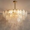 Французский стиль роскошная гостиная подвесной светильник светодиодный свет постмодерн стеклянный подвесной светильник украшение дома ресторан гостиница освещение