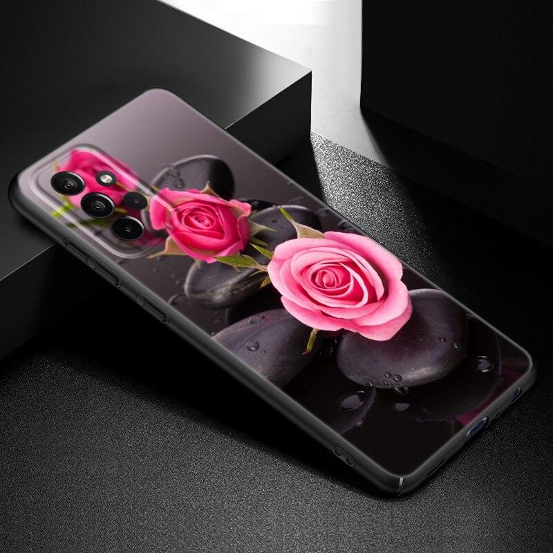 Красивый чехол для телефона с изображением розы для Samsung Galaxy A21 A30 A50 A52 S A13 A22 A32 A33 A53 A73 5G A11 A12 A31 A51 A70 A71 A72