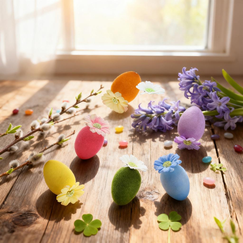 Easter Decorative Ball Table Decoration Pampas Grass   Powder Balls Can Be  Combined