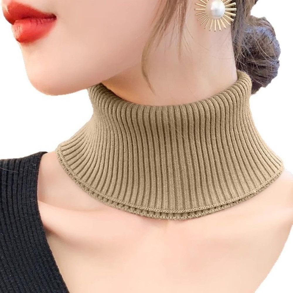 Knitted Neck Warmer Detachable Turtleneck New Fake Collar  Gift