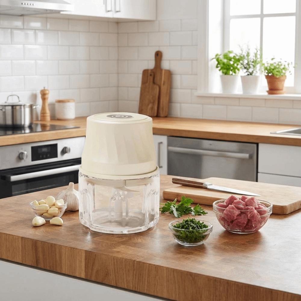 350ml Baby Food Processor Wireless Vegetable Grinder Multifunctional Mini Meat Grinder Camping