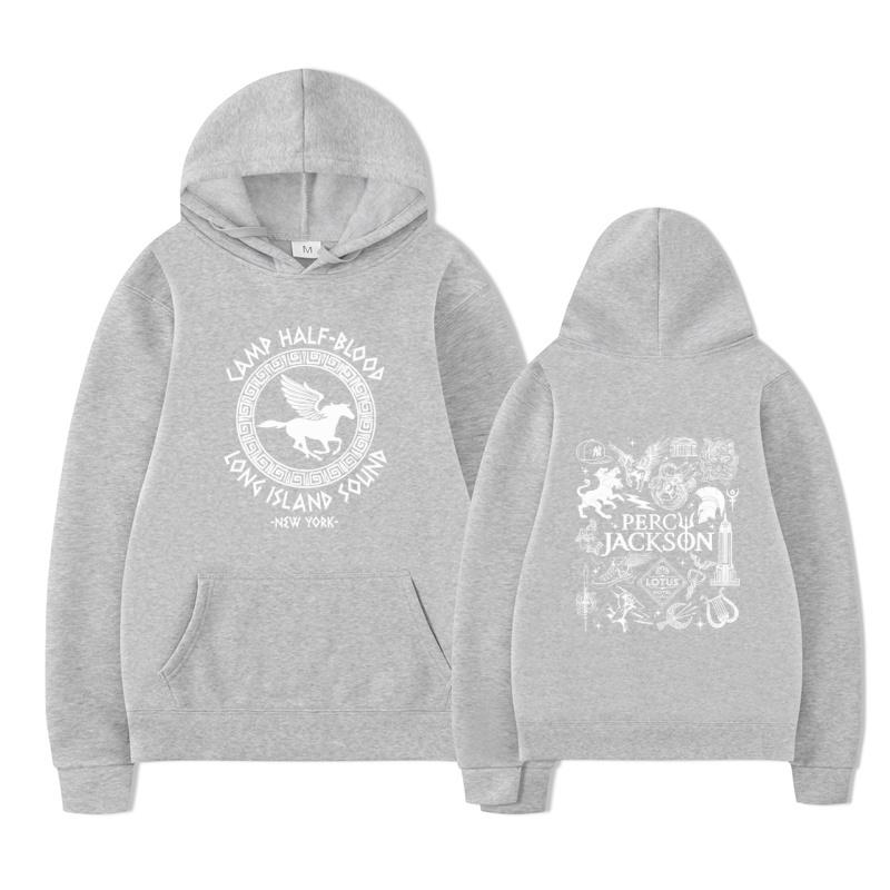 Лагерь Полукровок Лонг-Айленд Саунд Толстовка Перси Джексона Харадзюку мужская повседневная уличная мода