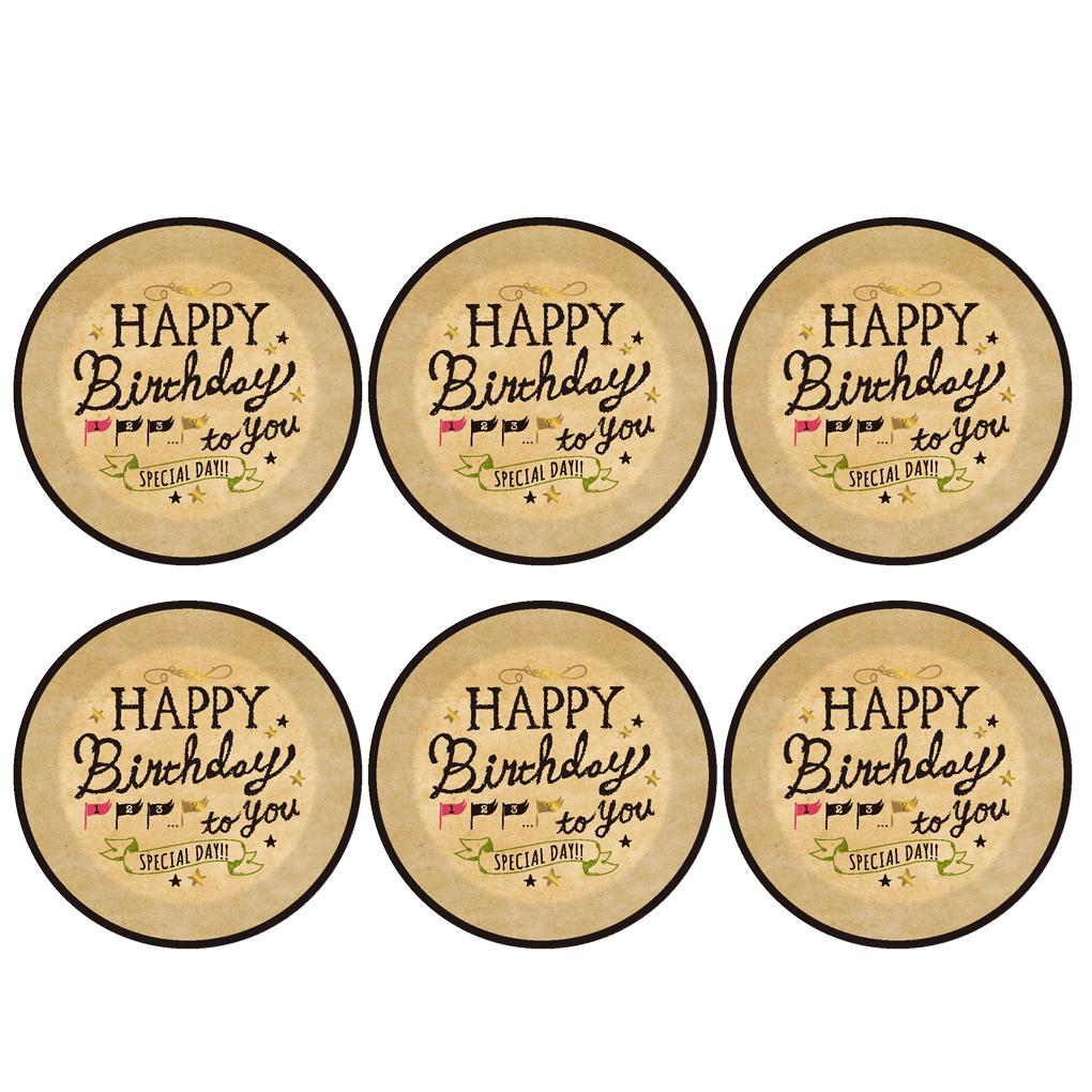 6 шт одноразовых бумажных подносов для тортов, круглых подставок для тортов, десертных тарелок, картонных круглых подставок на день рождения