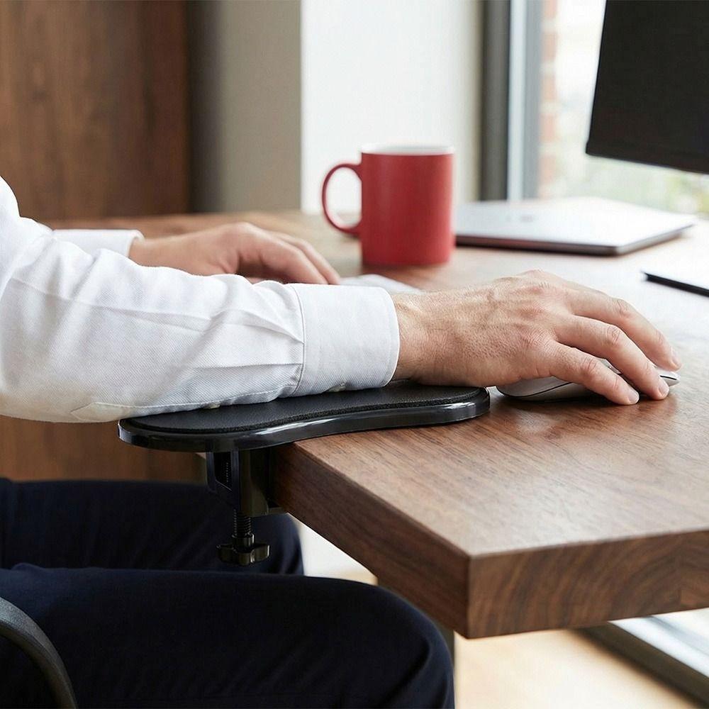 Anti Slip Armrest Desk Holder Ergonomic Wrist Support Pad Elbow Rest Bracket Computer Desk