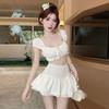 Новинка в американском стиле 2024 Женская одежда Элегантный сладко-острый стиль Короткие топы + Юбка Стиль милой девушки Модный повседневный комплект