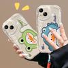 Подходит для Apple 16promax Чехол для мобильного телефона iPhone 15 Милая мультяшная утка 13//11/12 Прозрачный силикон 14