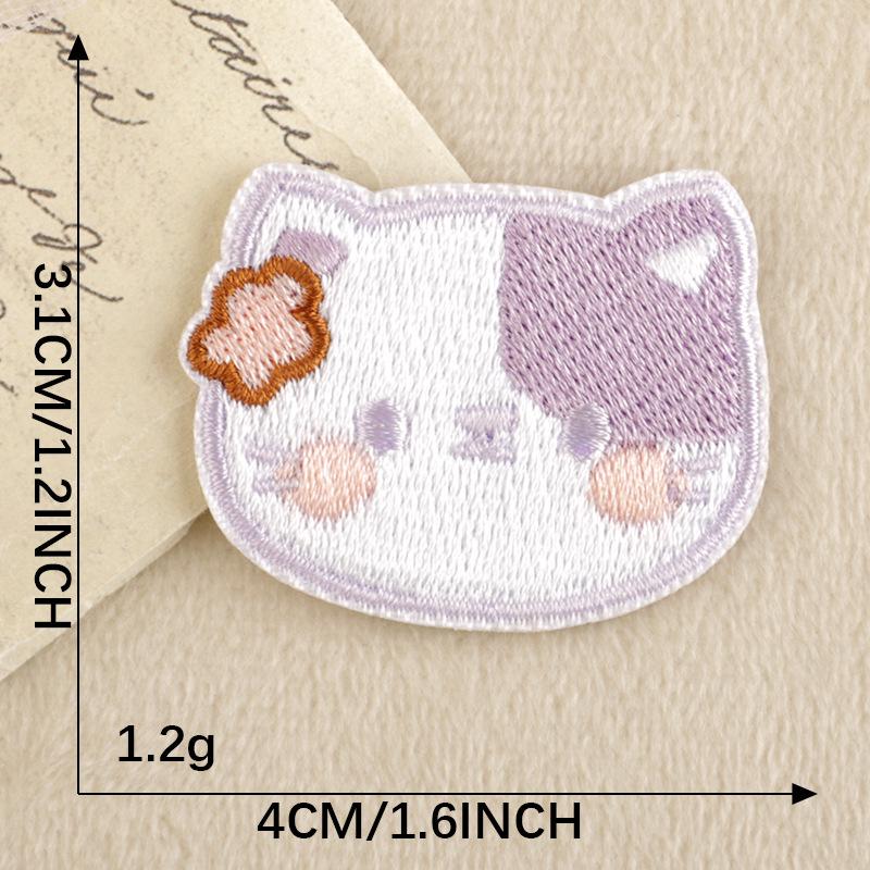 Корея Нашивка Мультяшное Животное Вышивка Самоклеящийся Патч для DIY Одежды и Аксессуаров