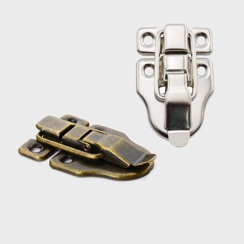 5 шт./компл. Винтажные замки с утконосыми пряжками, металлические засовы для ювелирных изделий, деревянные шкатулки, фурнитура для чемодана и шкафа