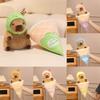 Cream Ice Strawberry Capybara Cute Cartoon Plush Doll Toy Bedroom Decoration